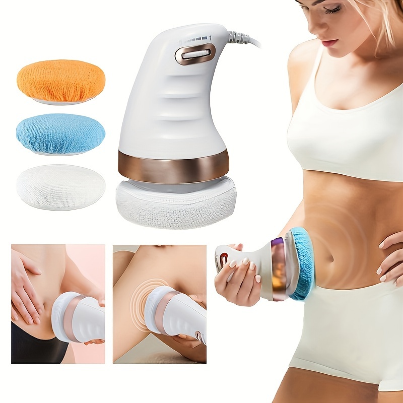 Cellulite Massager Body Sculpting Machine - Body Sculpting Massager With 5  Washable Pads, Handheld Body Massager For Toning Abdomen, Legs, Arms And Th