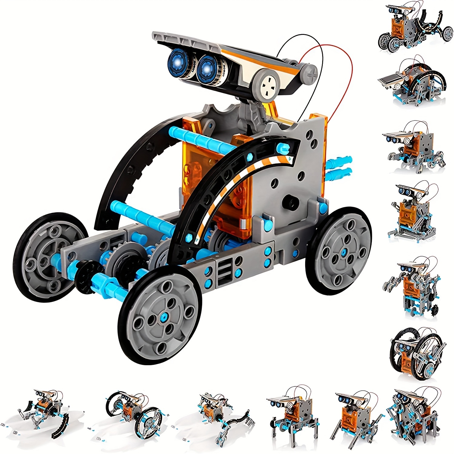 Solar-Bulldozer-Auto-Bausatz, Spielzeug \ Basteln und Kreativität