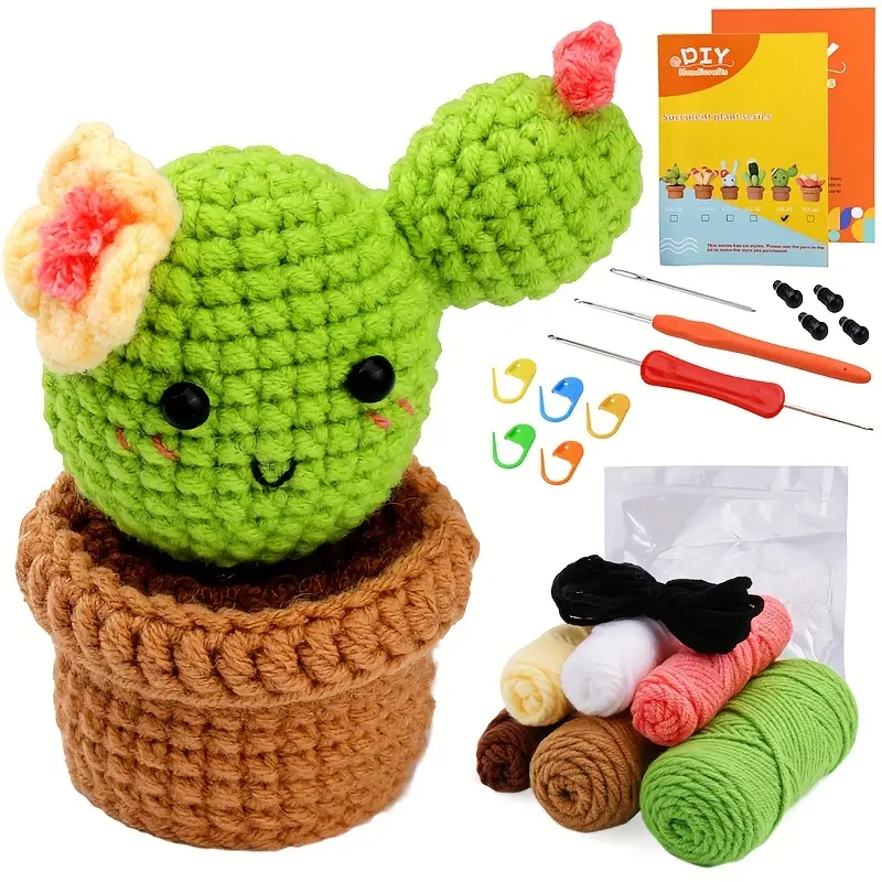 Crochet Kit For Beginners Hanging Potted Plants Crochet - Temu