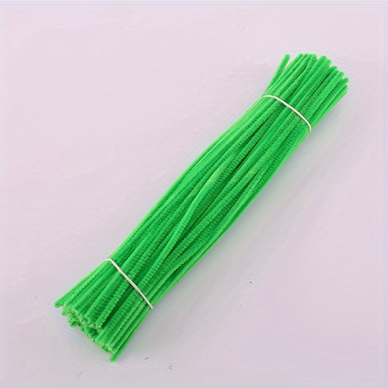 100PCS Craft Pipe Cleaners Furry Wire Twist Tie Pipe Cleaner for Funny Toy  Craft