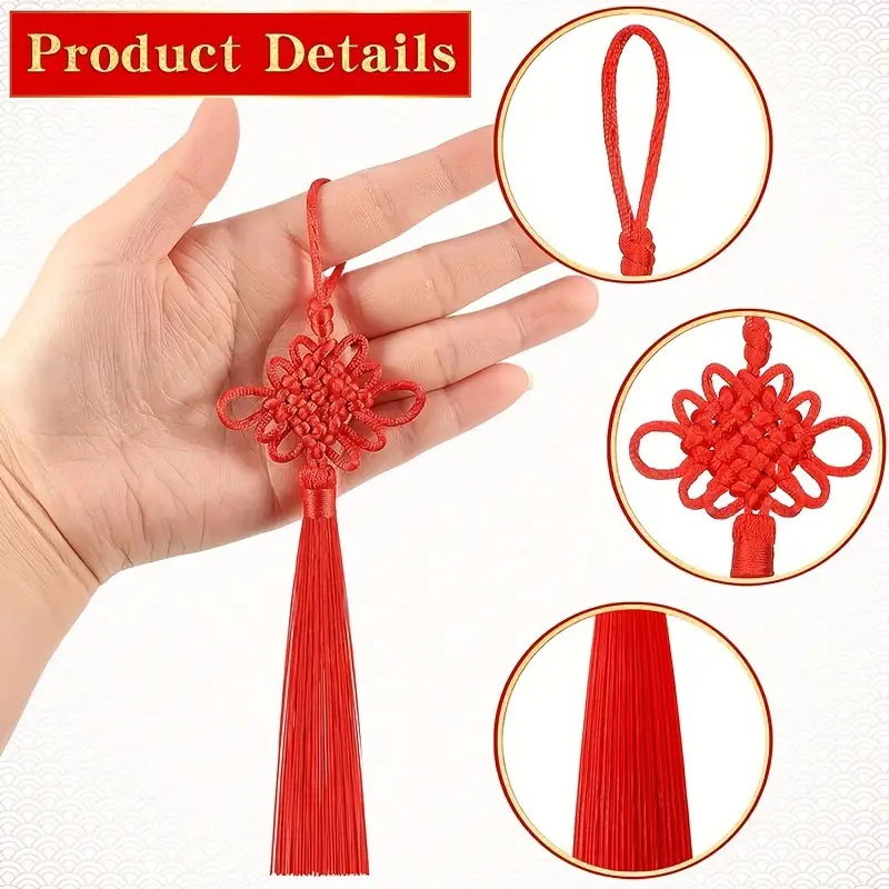 Chinese Knot Tassels Handcrafted Chinese Knot Rope Chinese - Temu