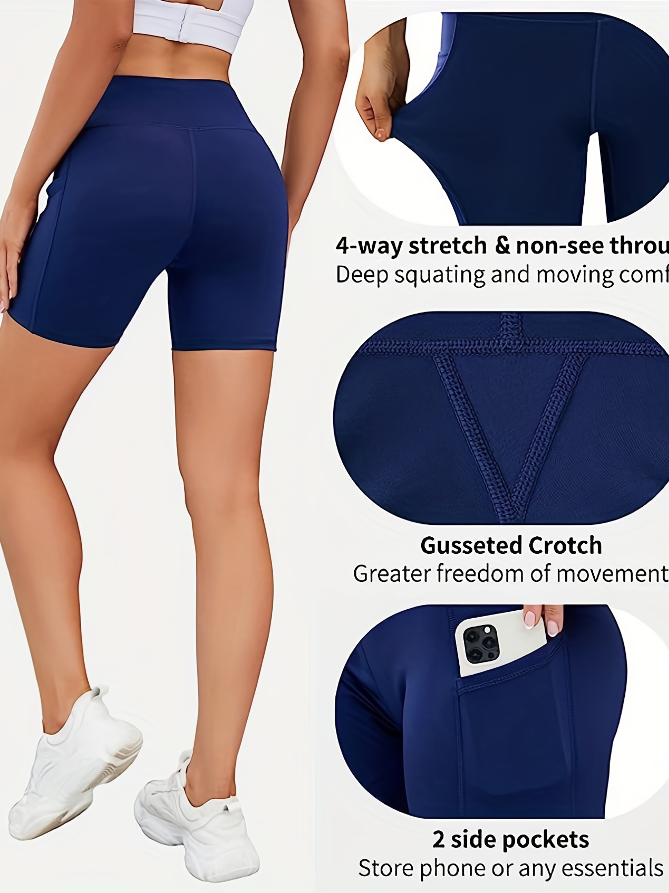 Pocket Yoga Shorts - Temu