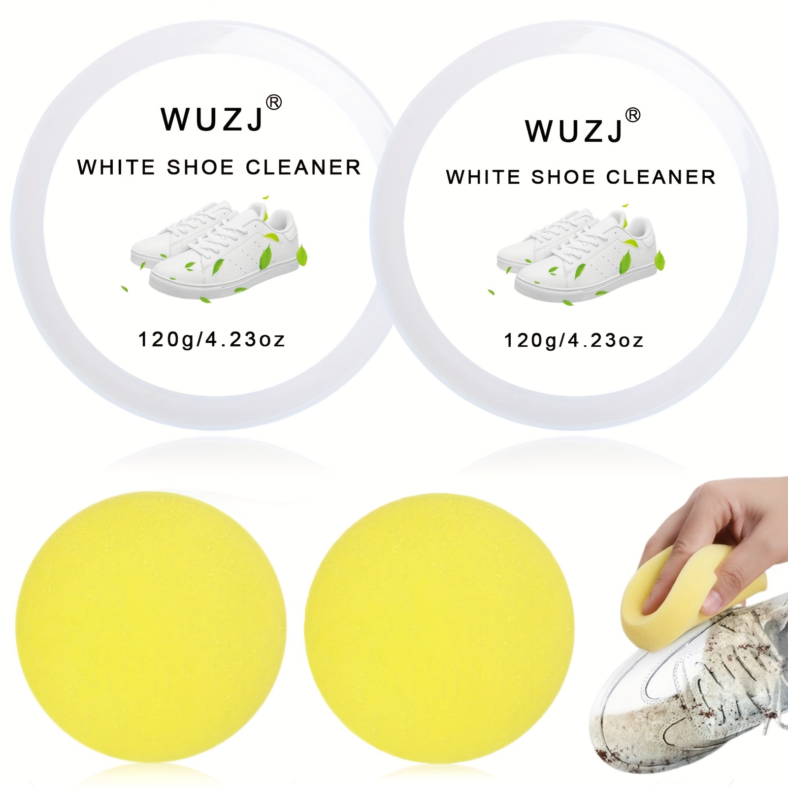Crème nettoyante pour chaussures blanches Multifonctionnel Pâte