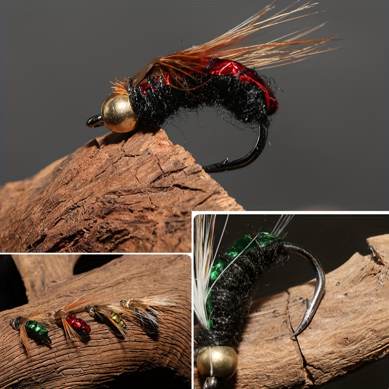 Fly Hooks Fishing Lure Perch Bionic Fly Bait - Temu