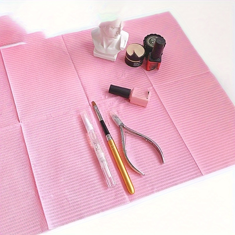 Waterproof Nail Art Table Mat Disposable Clean Pads For Gel - Temu