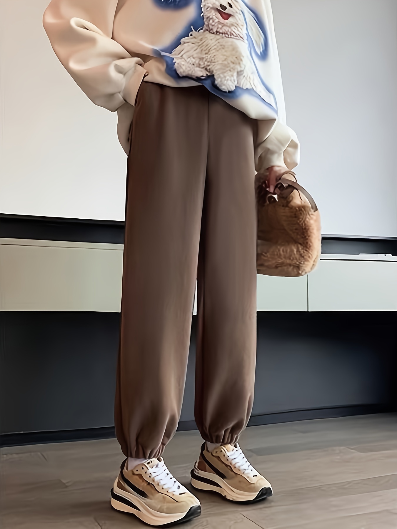 Seoul Fashion - Baggy-Fit Sweatpants, YesStyle