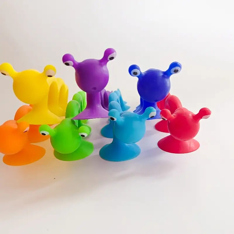 1pc Animal Sucker Toy, jouet à ventouse en forme d'antennes longues pour la  libération du stress, jeu interactif parent-enfant, cadeau pour enfants