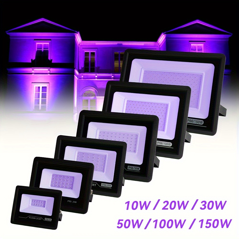 Projecteur lumière noire UV led 385-400nm 50W
