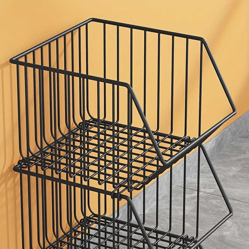 Household Kitchen Shelf Small Stroller Storage Rack Floor - Temu