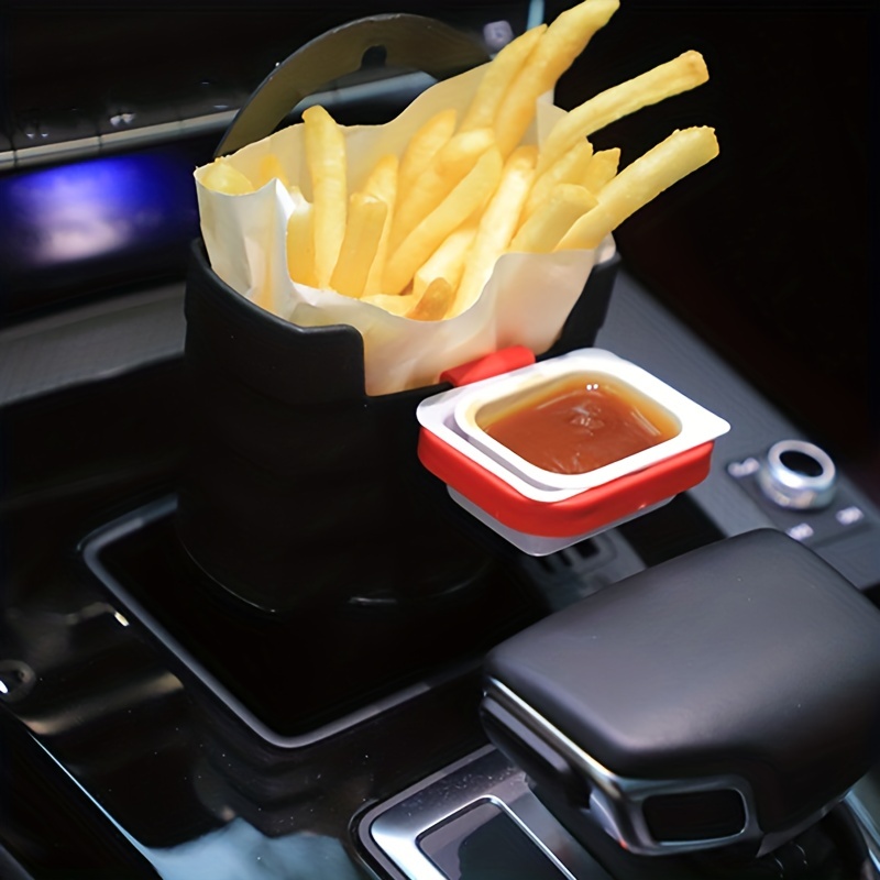 Porte frites voiture - frites - Support voiture - porte snack - porte  frites voiture 