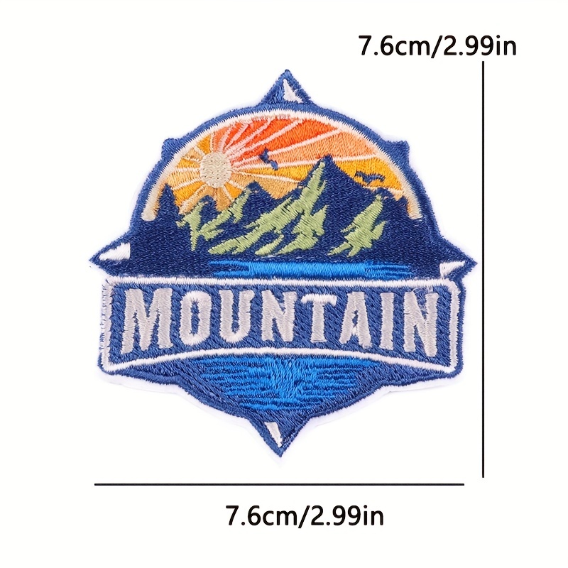 Camp Embroidered Patches Clothing Outdoor Iron Patches - Temu