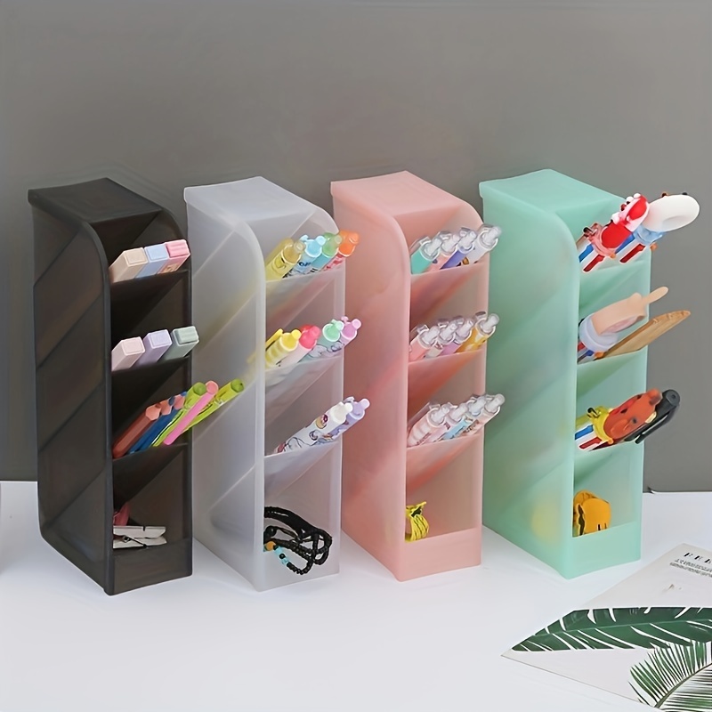 Cute Desk Organizer Rack Pen Holder Self adhesive Wall - Temu