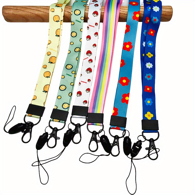 Christmas Pattern Phone Lanyard Neck Strap Detachable Lanyard for Keychain, ID Card, Credit Card, Pass, Badge Holder, Phone Charm Accessories