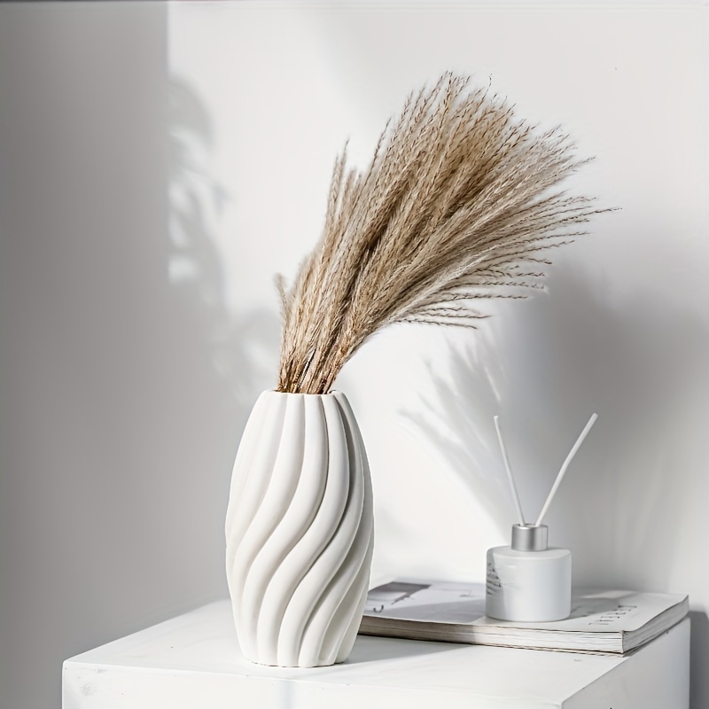 PAMPAS Grass BOUQUET and Black Vase//wedding Gift// Centrepiece //home  Decor/ Pampas Grass// Home Gift//vase// Birthday Gift//boho Style 