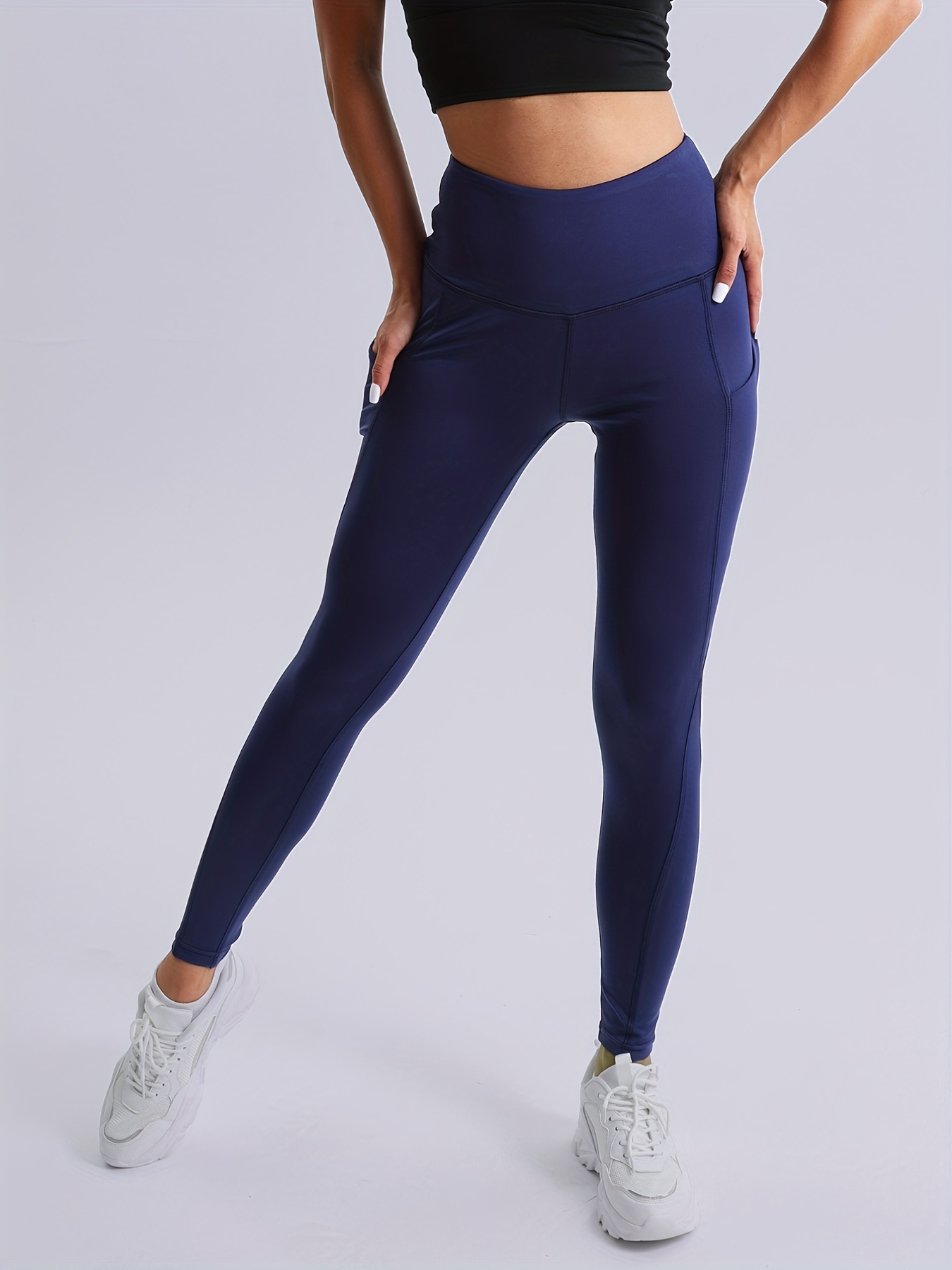  Women's Yoga Pants Leggings with Pockets High Waisted