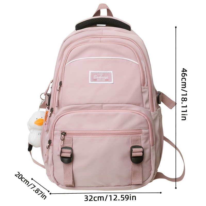 Solid color best sale backpacks for school