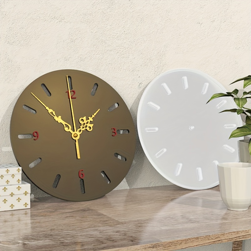 Large Round Clock Silicone Mold Diy Handmade Dial Clock - Temu
