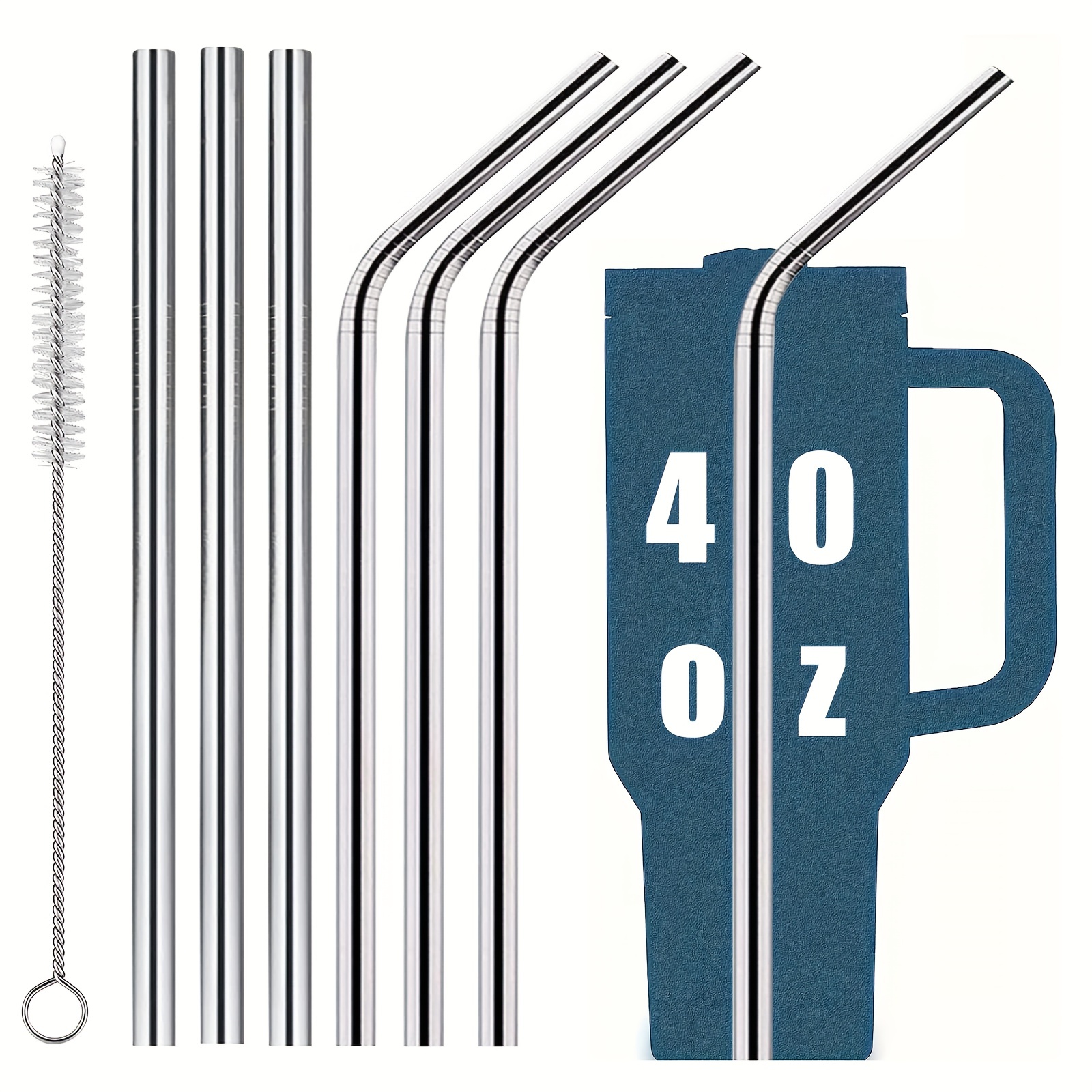 Stainless Steel Reusable Straws Smoothie