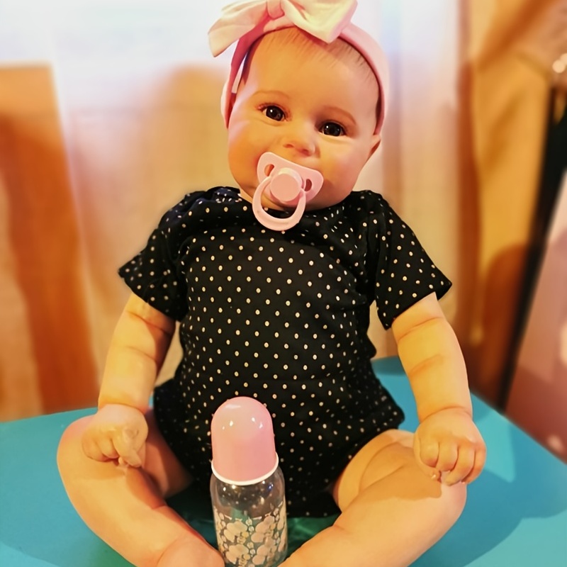 NPK 50.8/60.96cm Two Options Reborn Baby Doll Toddler Real Soft Touch  Maddie With Hand-Drawing Hair High Quality Handmade Doll