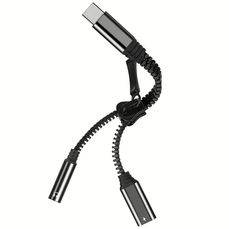 Adaptateur USB Type C Vers Casque Et Chargeur 3,5 Mm, Câble 2 En 1 USB