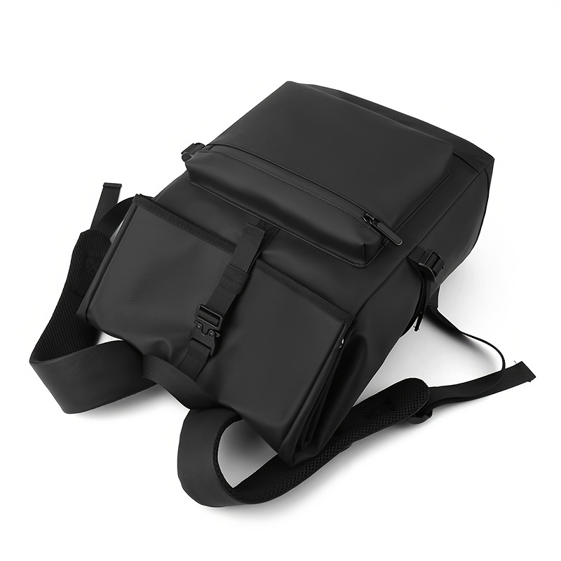 Men's High Quality Oxford Fabric Travel Backpack - Lightweight Large Capacity Laptop Bag with Adjustable Padded Shoulder Straps, Multiple Zippered Compartments & Buckle Closure for Business, Commuting, Daily Use, Daily Use Bag | Minimalist Backpack | Durable Travel Bag, Backpack for Travel