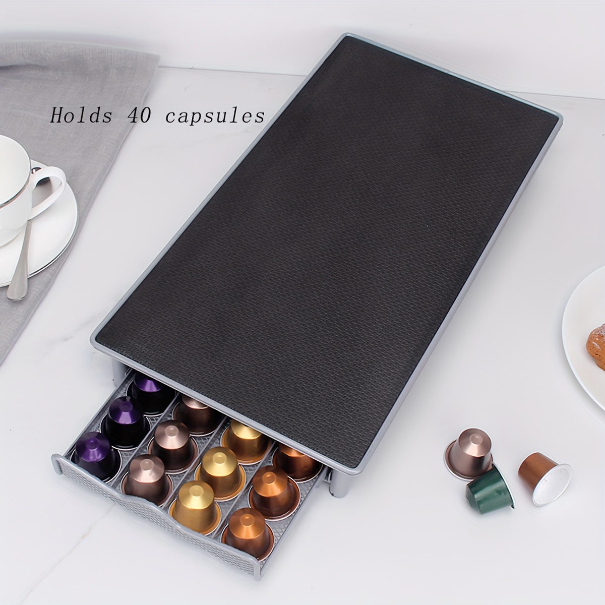 Drawer-type Coffee Capsule Holder, Coffee Holder, Nespresso Coffee Capsule  Holder, For Home / Bar, Coffee Accessories - Temu