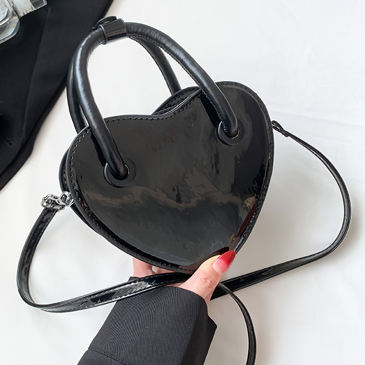 Heart-shaped Handbags All-match Shoulder Bags