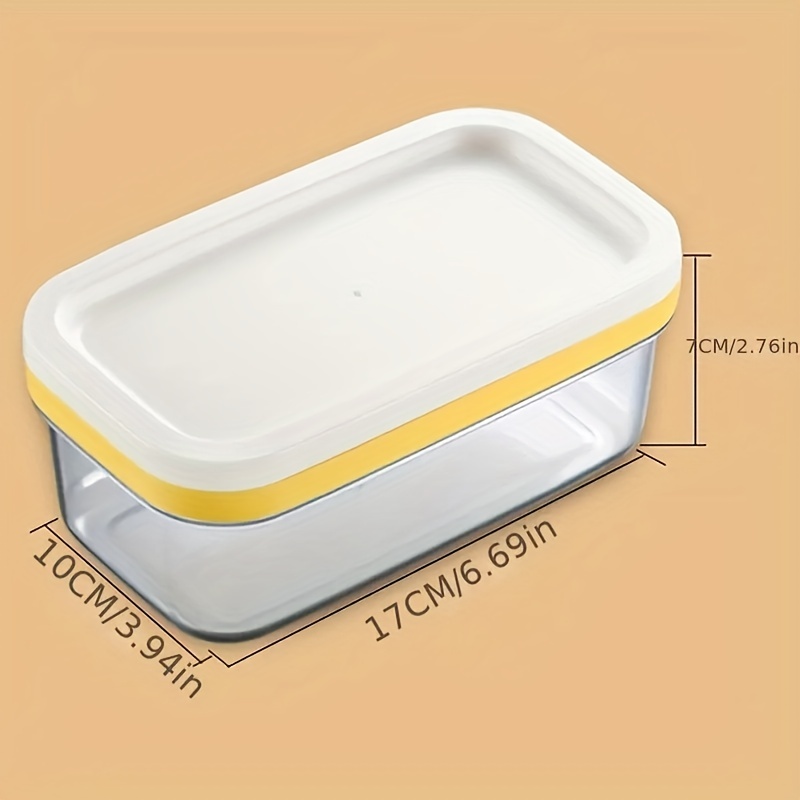 1pc Butter Slicer Box Tofu Cube Cutter Fridge Storage Container With Lid  For Cheese