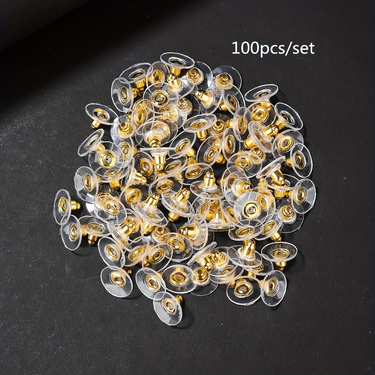 100/500pcs Silicone Rubber Earring Back Stoppers For Stud Earrings Ear  Stopper Diy Jewelry Making Earring Findings Accessories A