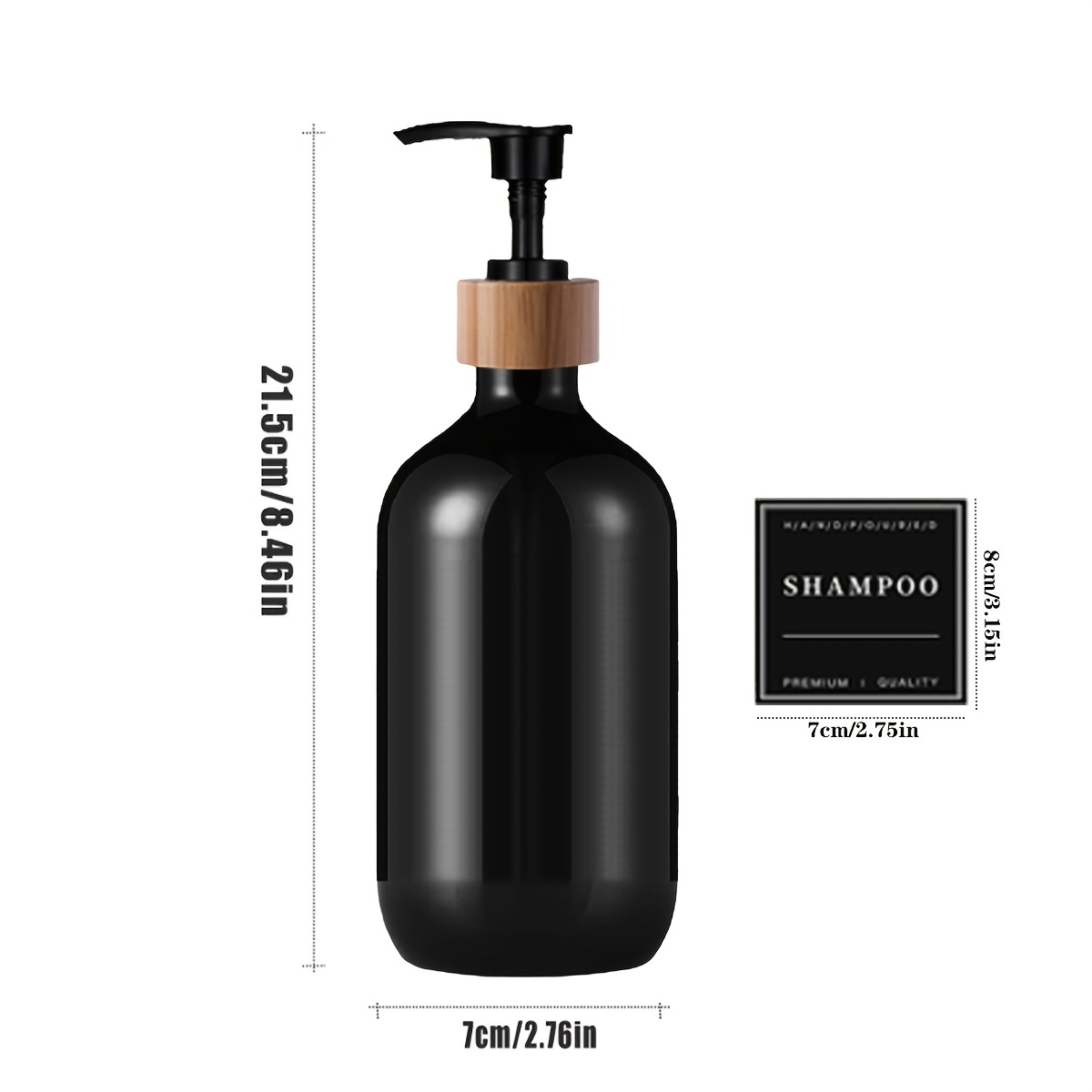 Dispenser Shampoo E Balsamo 3 Pezzi Flaconi Ricaricabili - Temu Italy