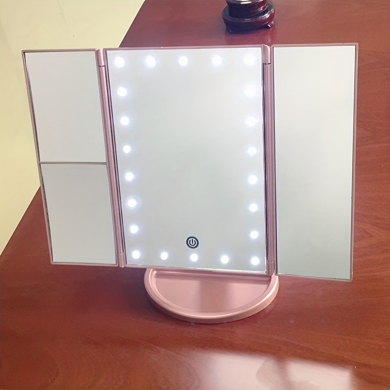 Espejo Maquillaje Iluminado Mesa Triple Luces Led Espejo - Temu