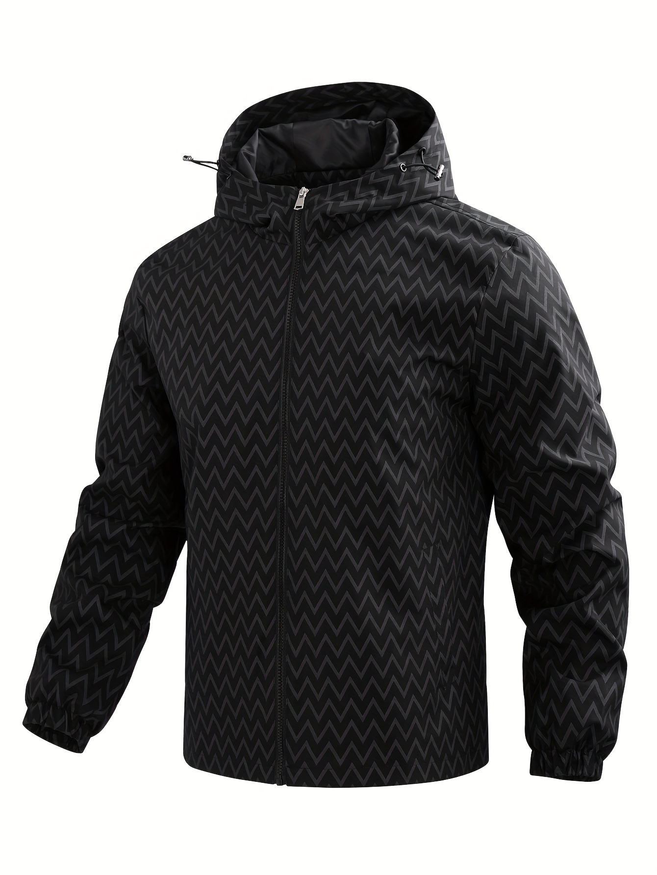 Men's Casual Hooded Windbreaker Jacket Zip Jacket Outdoor - Temu