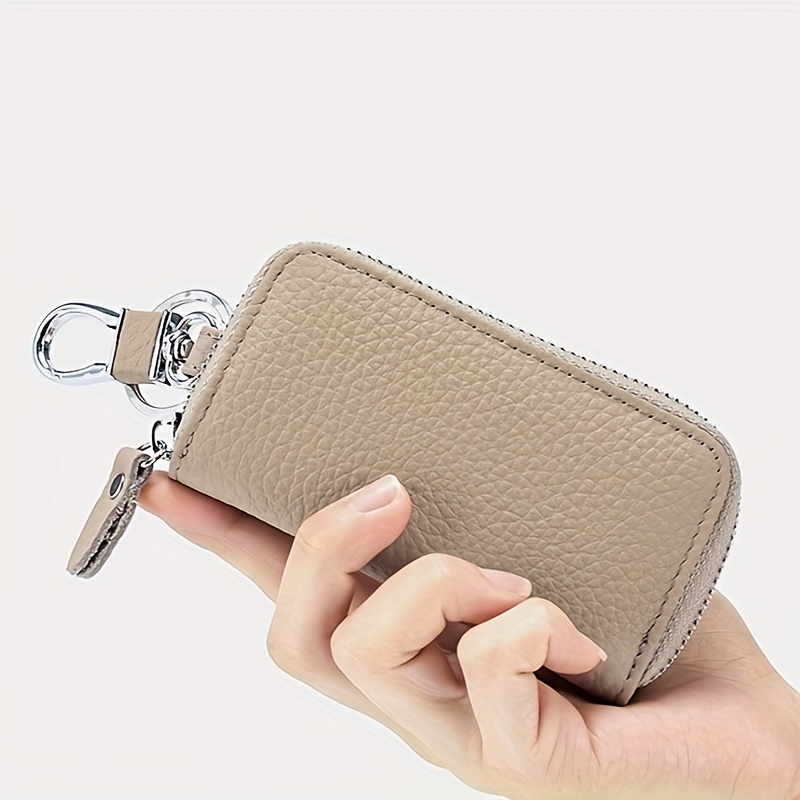 1pc Car Key Bag Multifunctional Small Key Bag Zipper Home Key