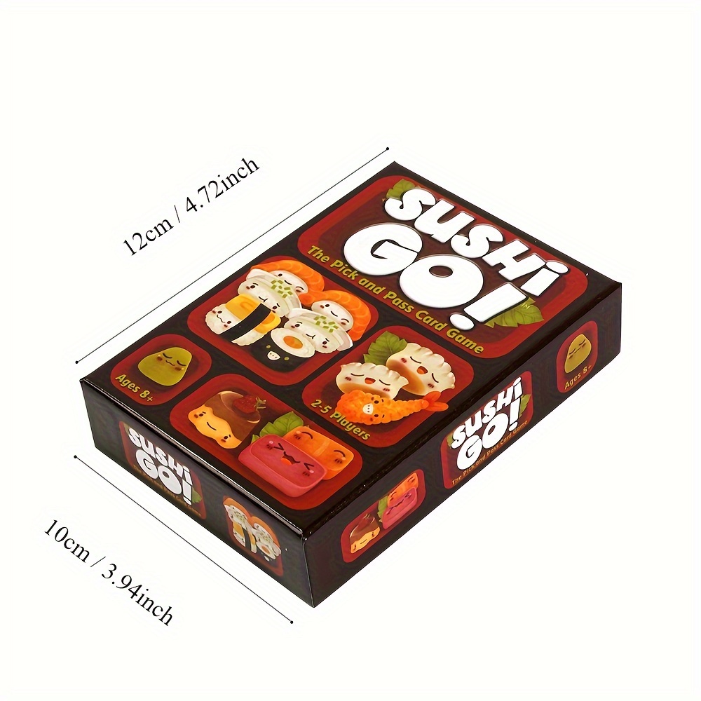 Sushi Go! Gioco Carte Pick And Pass Include 108 Carte Gioco - Temu Italy