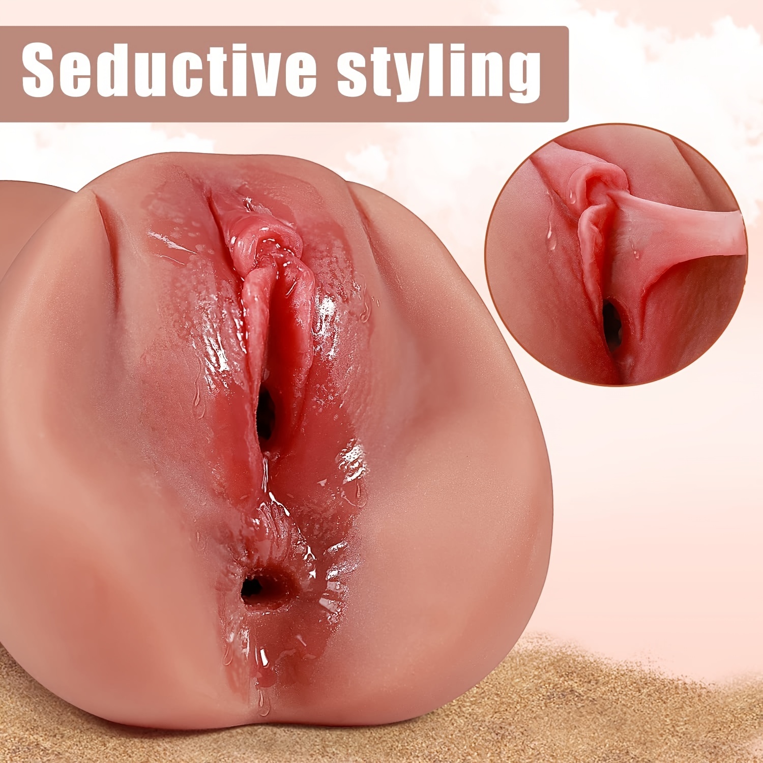 Realistic Portable Male Masturbator Pocket Pussy Sex Toy Men - Temu