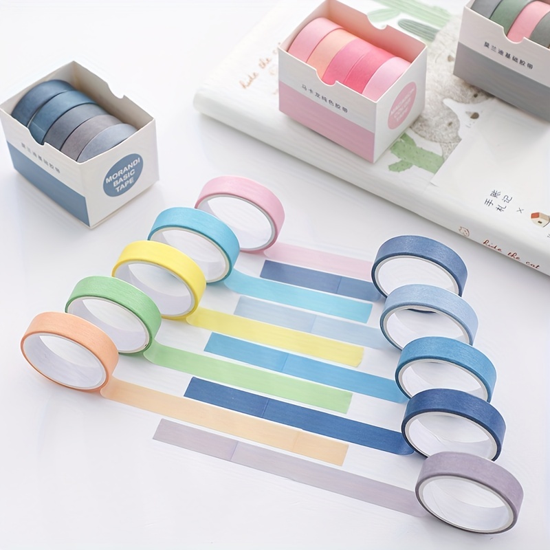 6cmx5M Scrapbooking Washi and PET Tapes Journaling DIYFloral Adhesive  Masking Tape Planner Card Making Decorative Stickers