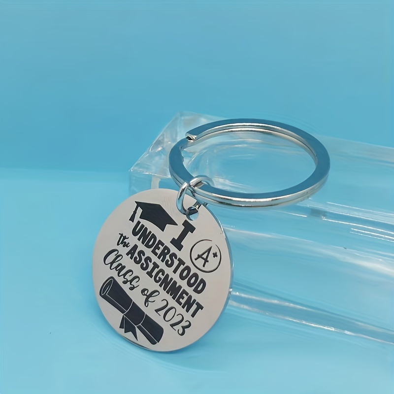 Temu 2023 Graduation Gifts Keychain for Her Class of 2023 Gifts for Teen Girls Senior High School Students Inspirational College Graduation Gifts for