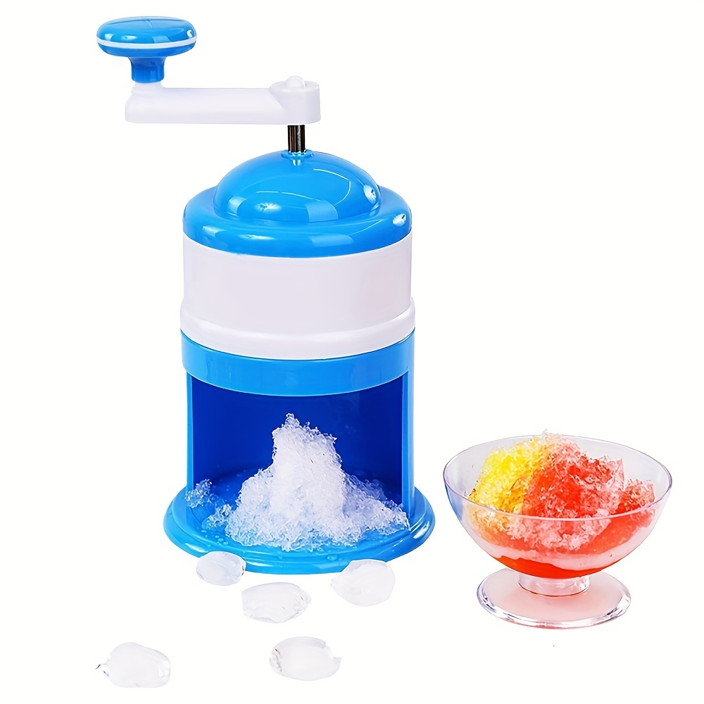 Portable Crank Manual Ice Crusher, Ice Blenders Tools for Home Kitchen Bar  Multi-Function Hand Shaved Ice Machine