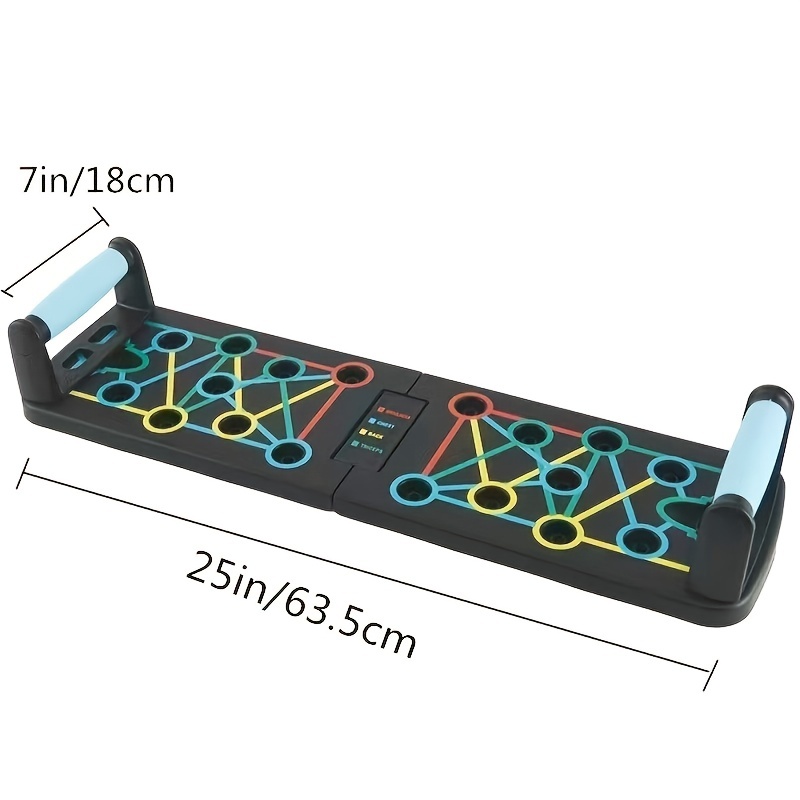 1pc Multifunctional Folding Push-up Board For Home And Gym