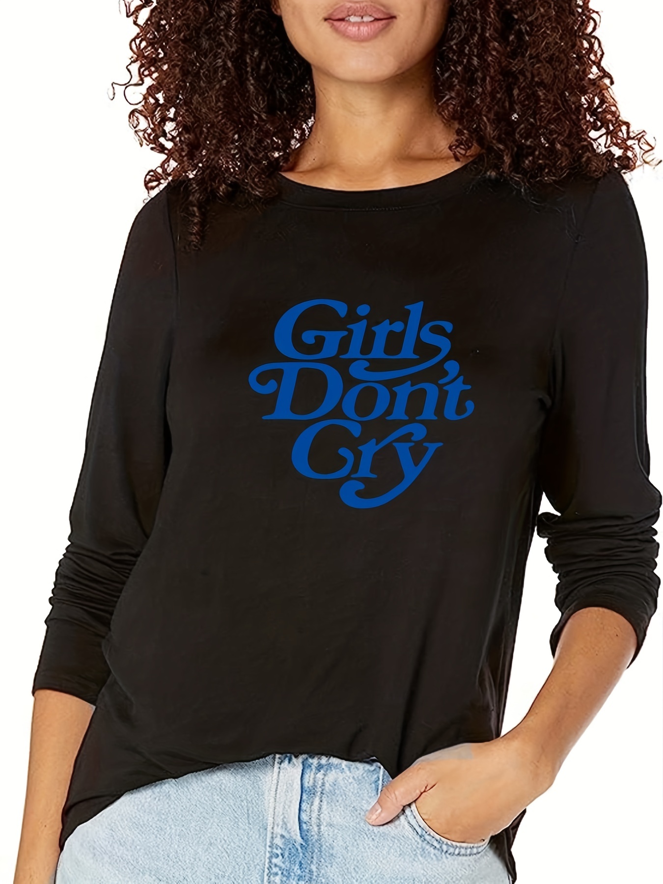 Girls don't cry long sleeve tee-