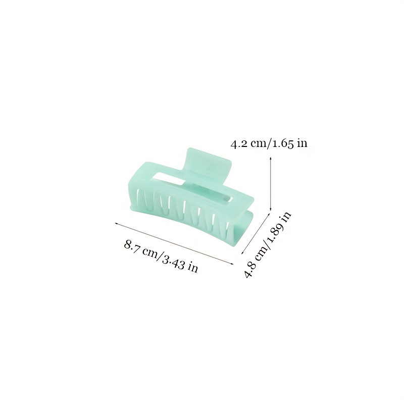 Rectangle Hair Claw Acrylic Shark Claw Hair Accessories