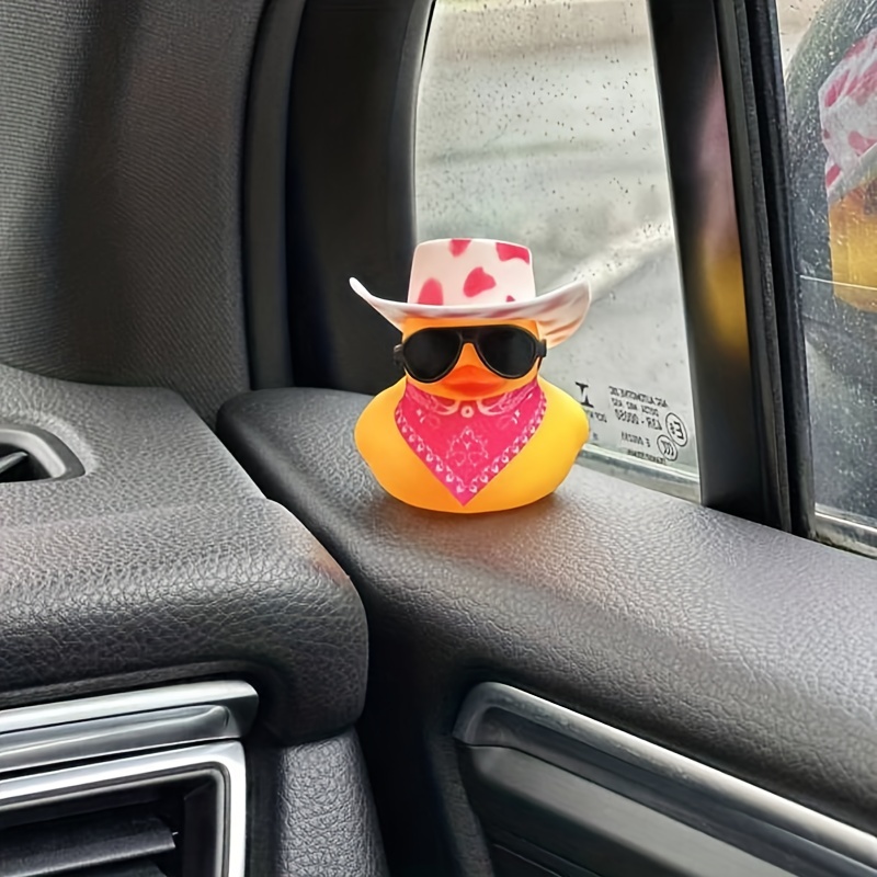 Rubber Duck Cowboy: Add Fun Car Adorable Ornament! - Temu