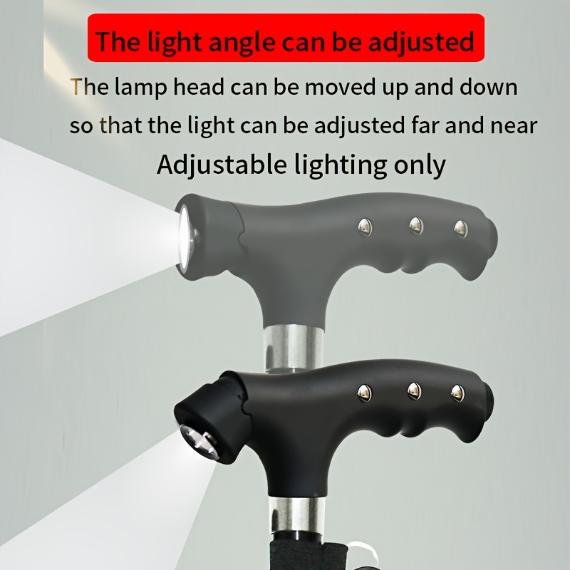 Cheap Anti-Slip Telescopic LED Light Walking Stick LED Light
