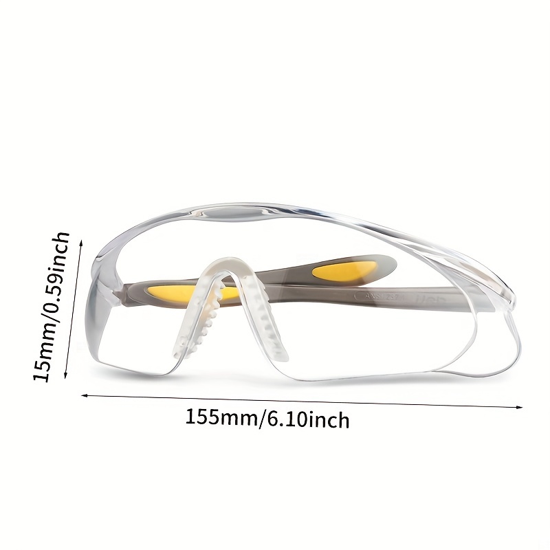 2pcs Gafas Trabajo Seguridad Anti splash Protección Ocular - Temu