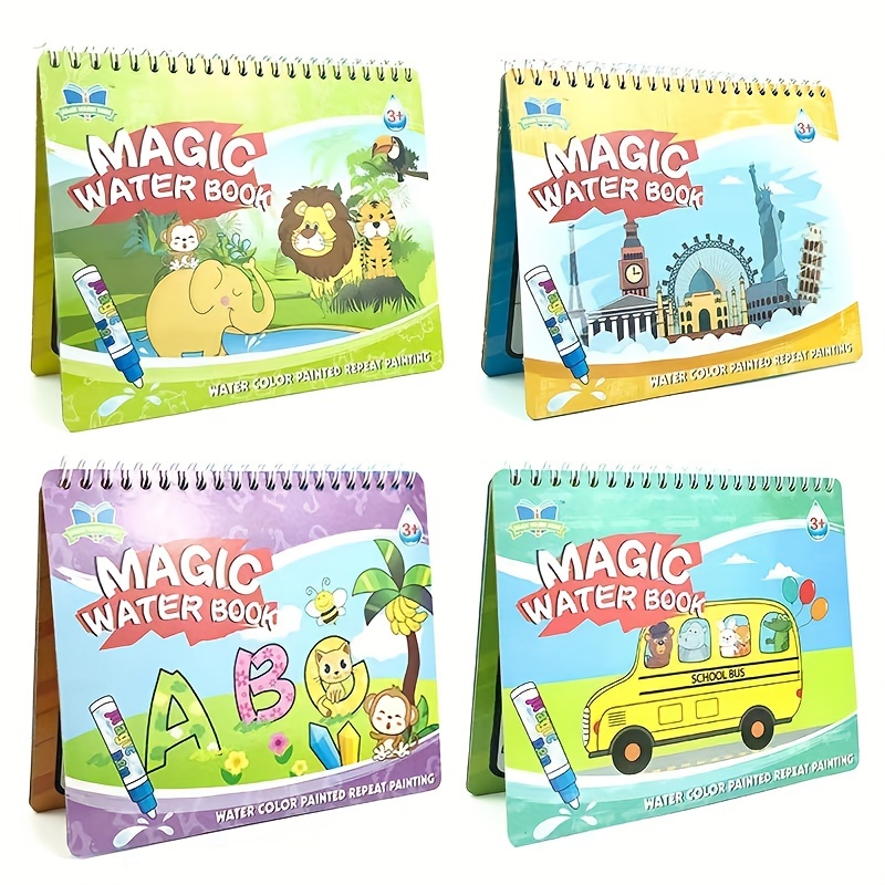 Magic Water Book For Kids - Temu