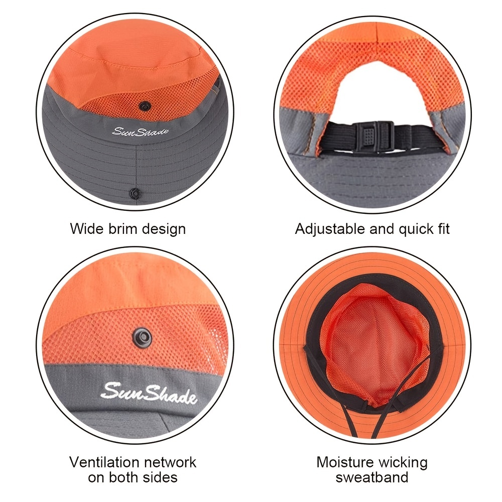 UV Protected Sun Hats For Women And Men Wide Brim, Silk Ponytail Holders  Hole, Visor, And Fishing Cap Perfect For Summer Beach Activities Available  In Black, Pink, White, Or Khaki From Jessie06