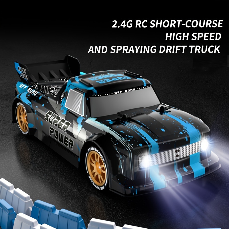 Rc Drift Car Télécommande Car Sport Course à grande vitesse Drift Voitures,  4RM Rc Véhicule avec pneus de course - Snngv