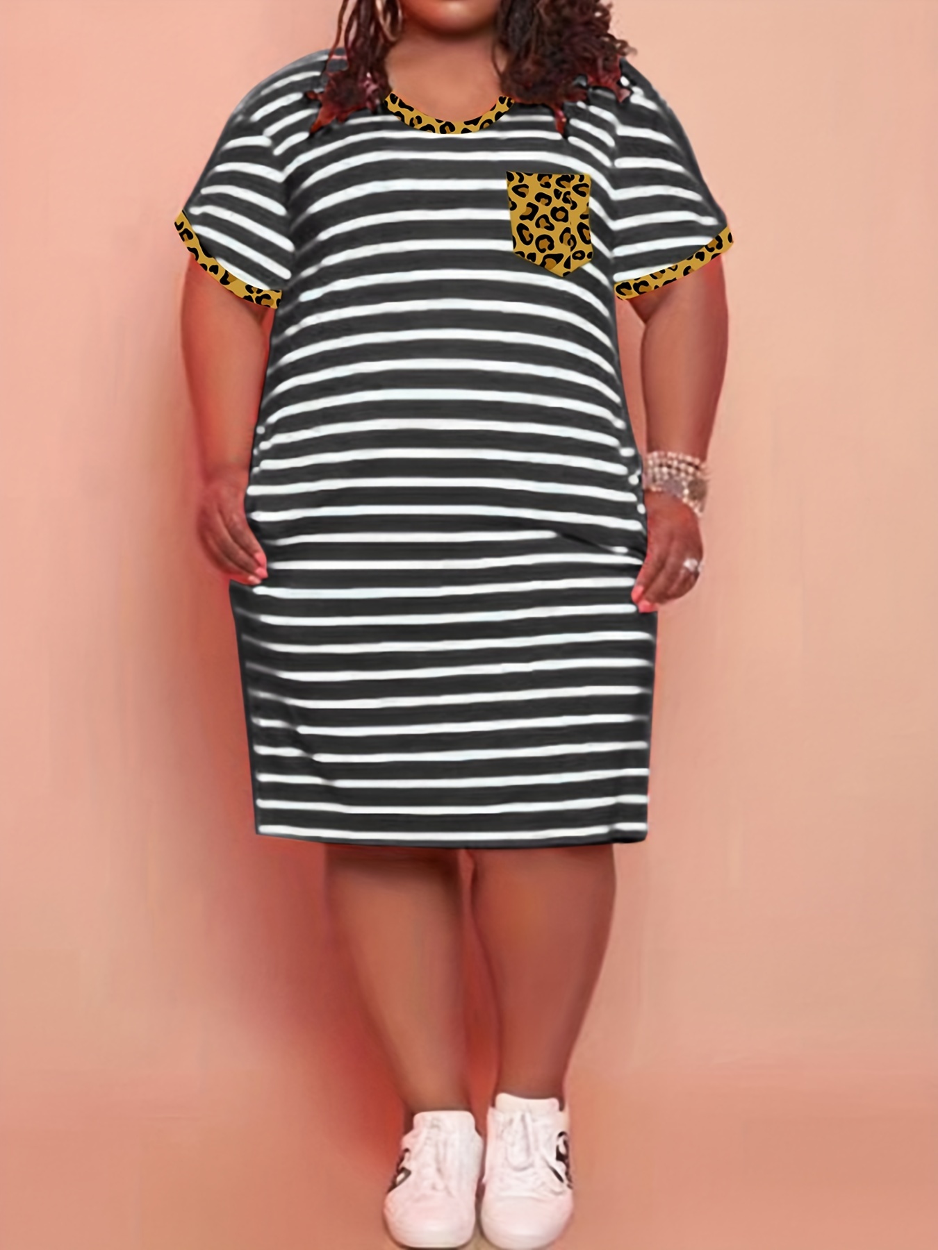 plus size t shirt midi dress