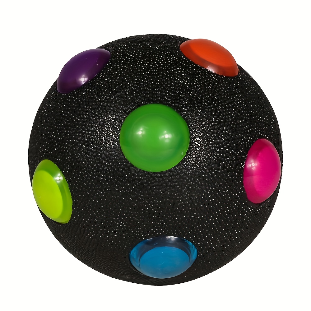 Balle lumineuse à lumière LED pour enfant, 1 pièce, jouet de massage,  souple et piquant, élastique, amusant, anti-souligné