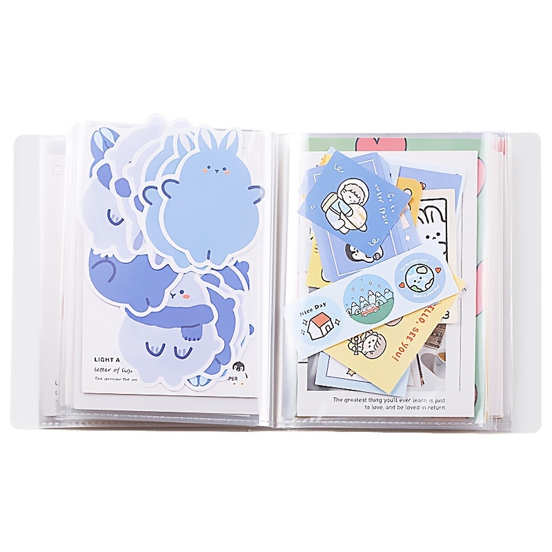 A6 Pp Reusable Sticker Collecting Album For Collecting - Temu